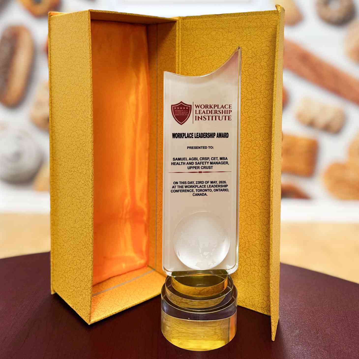 Workplace Leadership Institute Workplace Leadership Award