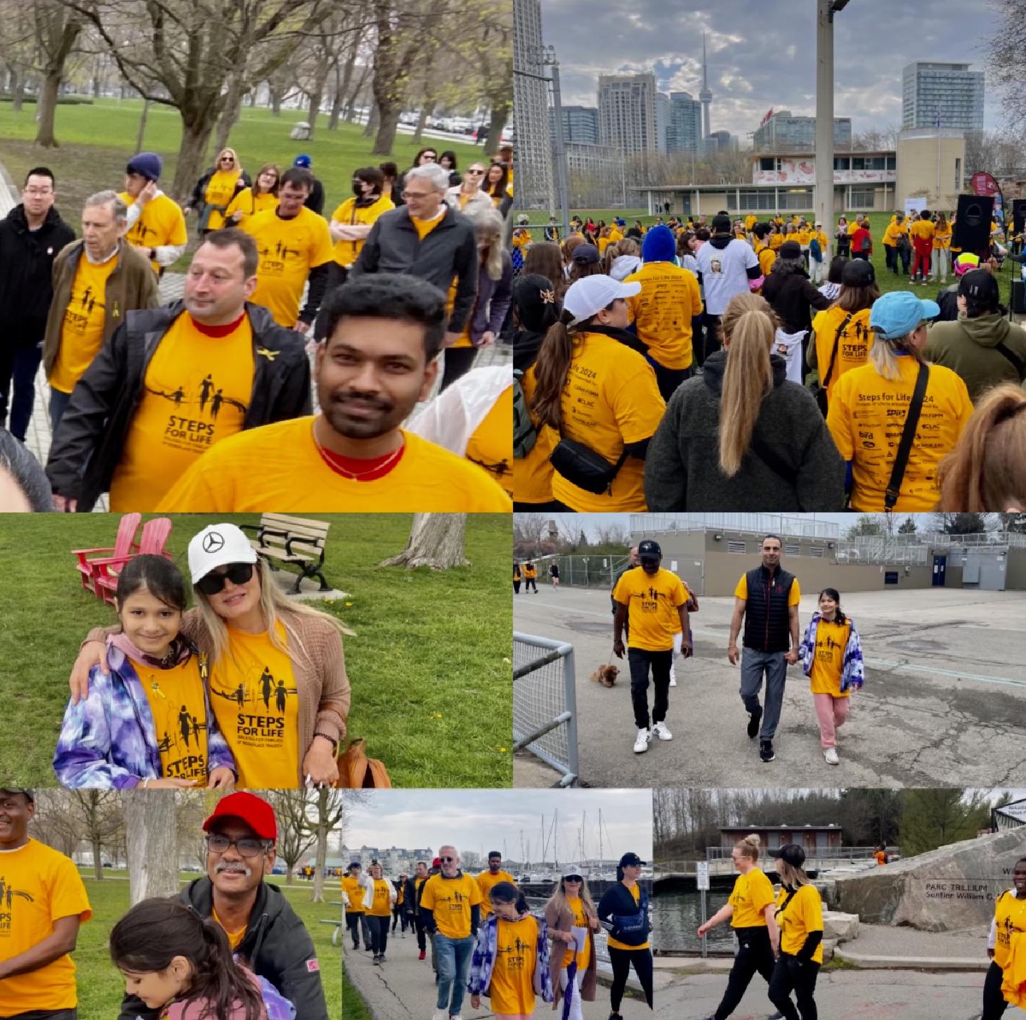Upper Crust Steps for Life participants