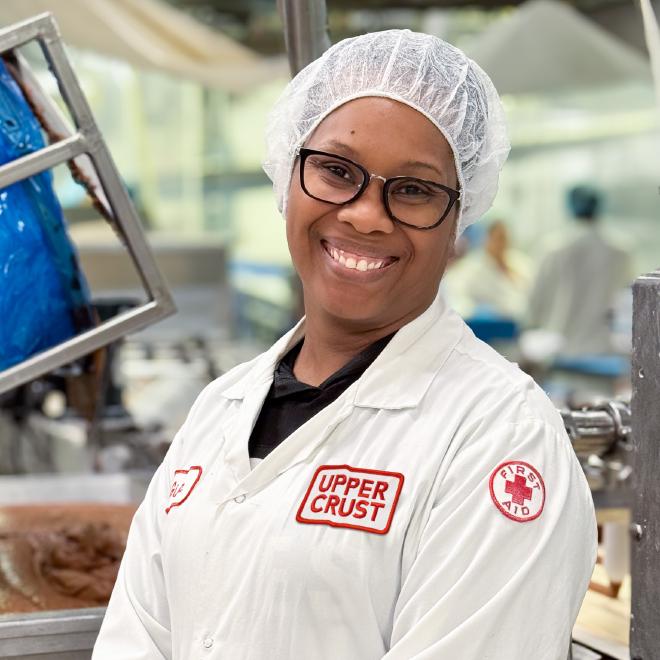 Portrait of Upper Crust team member Gisela Alfred
