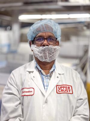 Portrait of Upper Crust team member Siva Navaratnam