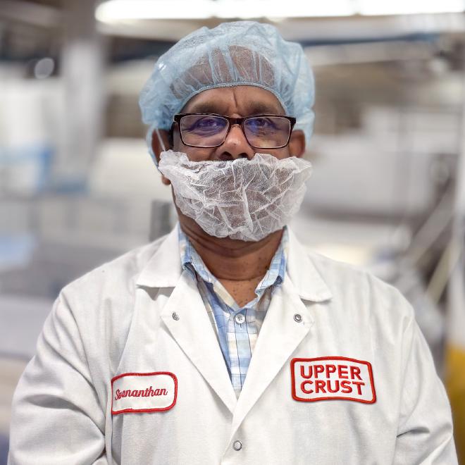 Portrait of Upper Crust team member Siva Navaratnam